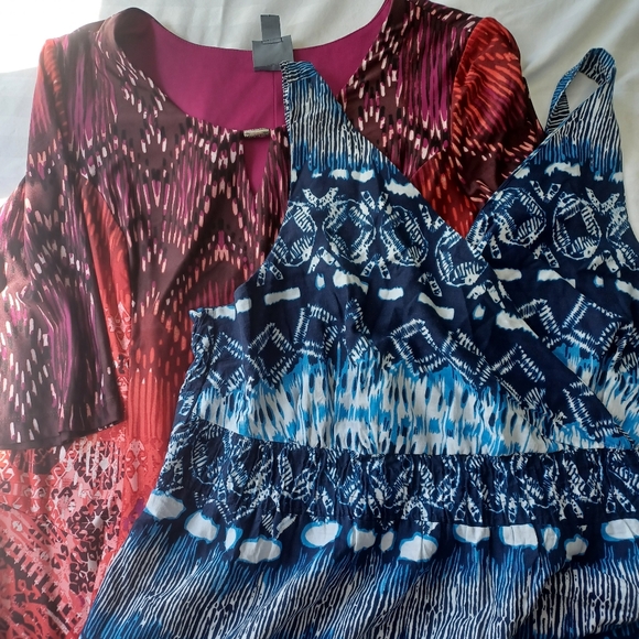 2 DRESS BUNDLE! 18/20 & 18W Avenue and Rabbit Rabbit Rabbit Woman - Picture 1 of 16